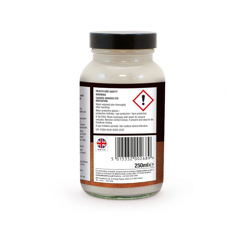 RUSTINS RUSC250 Rust Converter Water-Based Renovator for Metal 250ml - Image 3